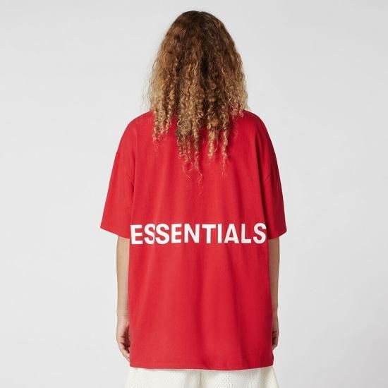 FOG ESSENTIALS | BOXY GRAPHIC T-SHIRT / RED