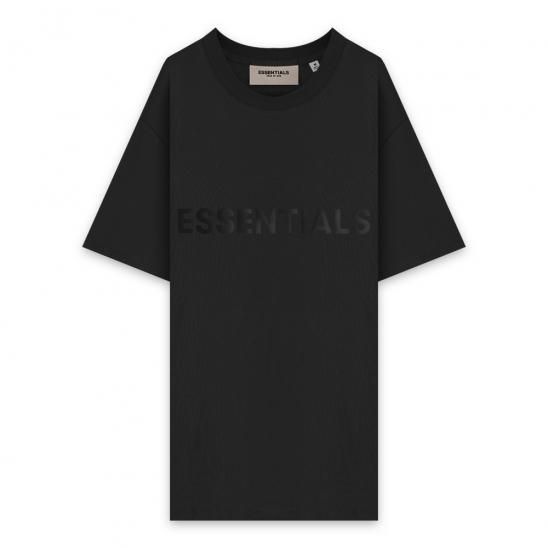 FOG ESSENTIALS | 3D SILICON APPLIQUE T-SHIRT / BLACK