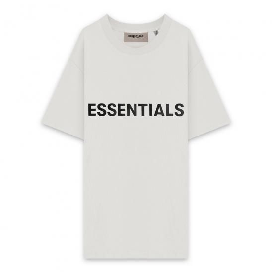 FOG ESSENTIALS | 3D SILICON APPLIQUE T-SHIRT / WHITE