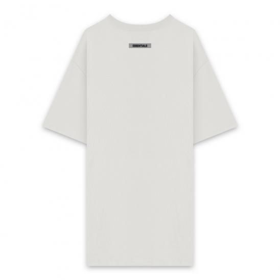 FOG ESSENTIALS | 3D SILICON APPLIQUE T-SHIRT / WHITE