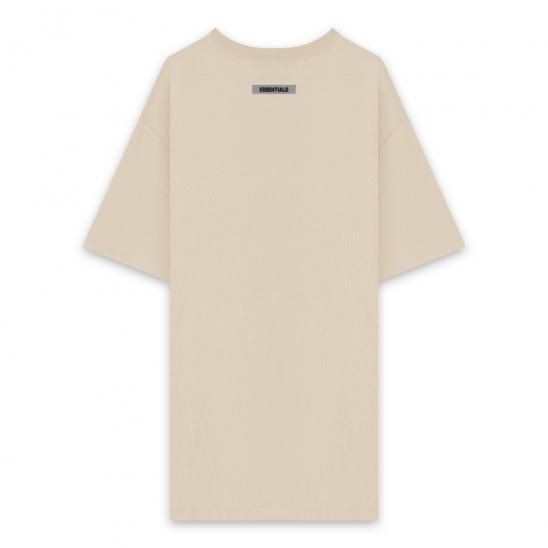 FOG ESSENTIALS | 3D SILICON APPLIQUE T-SHIRT / CREAM