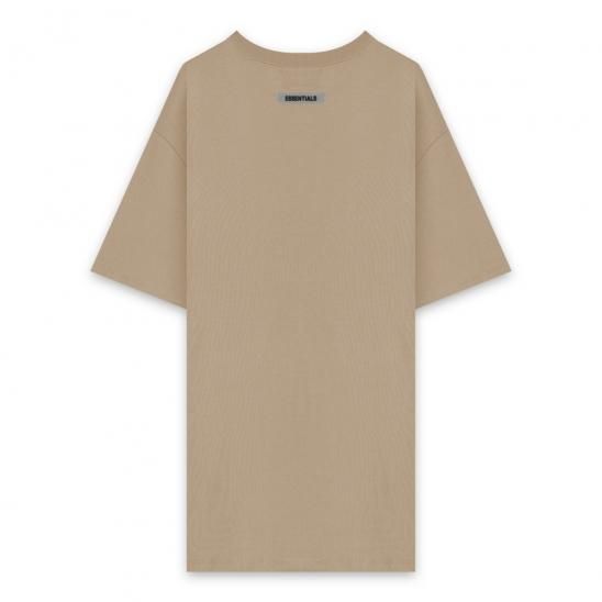 FOG ESSENTIALS | 3D SILICON APPLIQUE T-SHIRT / TAN