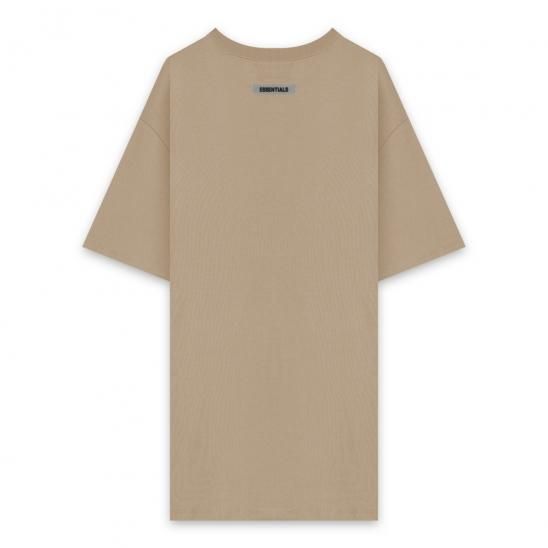 FOG ESSENTIALS | 3D SILICON APPLIQUE T-SHIRT / TAN