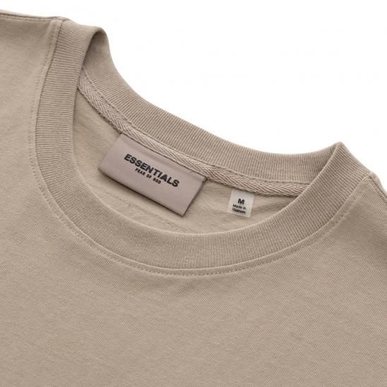 FOG ESSENTIALS | 3D SILICON APPLIQUE T-SHIRT / TAN