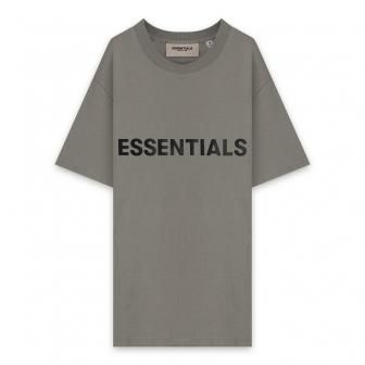 FOG ESSENTIALS | 3D SILICON APPLIQUE T-SHIRT / CHARCOAL