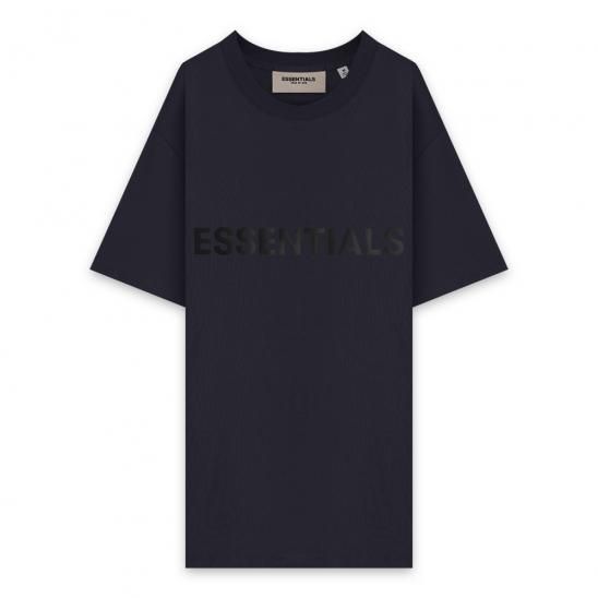 FOG ESSENTIALS | 3D SILICON APPLIQUE T-SHIRT / NAVY