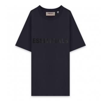 FOG ESSENTIALS | 3D SILICON APPLIQUE T-SHIRT / NAVY