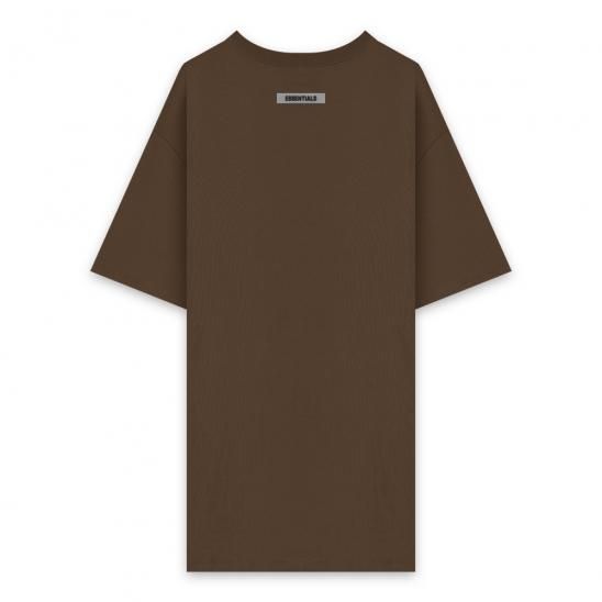 FOG ESSENTIALS | 3D SILICON APPLIQUE T-SHIRT / BROWN