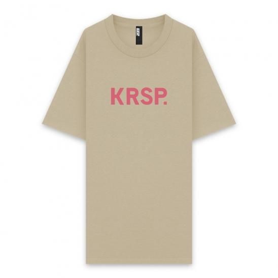 KRSP | KRSP LOGO T-SHIRT / SAND