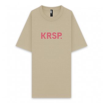 KRSP | KRSP LOGO T-SHIRT / SAND