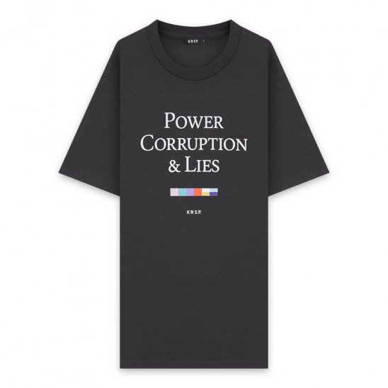 KRSP | NEW WORLD ORDER T-SHIRT / CHARCOAL