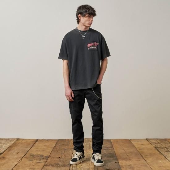 REPRESENT | MOTOR CITY POCKET TSHIRT / VINTAGE BLACK