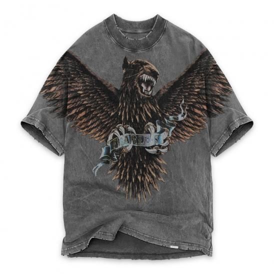 REPRESENT | TERRIER EAGLE T-SHIRT / VINTAGE GREY