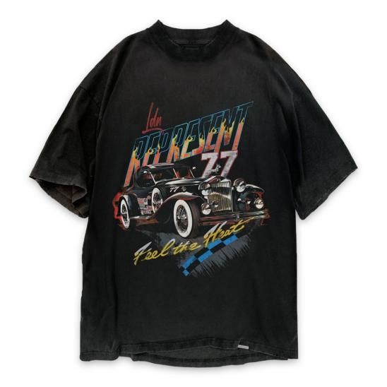 REPRESENT | FEEL THE HEAT T-SHIRT / VINTAGE BLACK