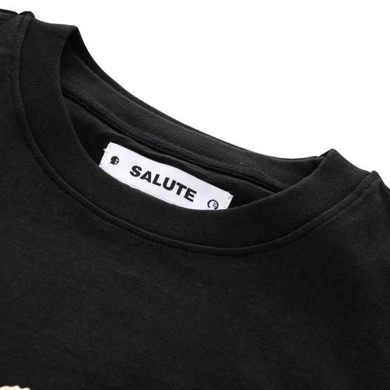 SALUTE | SKULL T-SHIRT / BLACK