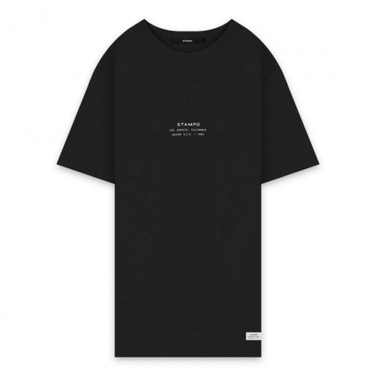 STAMPD | STACKED LOGO TEE / BLACK