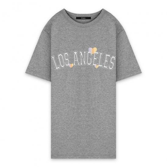 STAMPD | LOS ANGELES LOVE TEE / HEATHER GREY