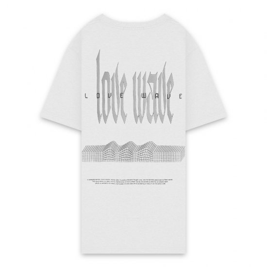 STAMPD | LOVE WAVE TEE / WHITE