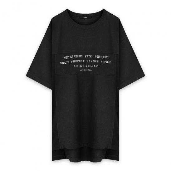 STAMPD | PANEL RELAXED TEE / BLACK