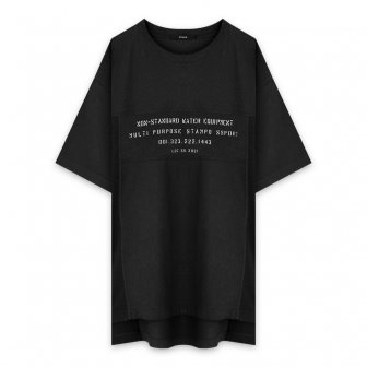 STAMPD | PANEL RELAXED TEE / BLACK