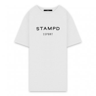 STAMPD | SSPORT CLASSIC LOGO TEE / WHITE