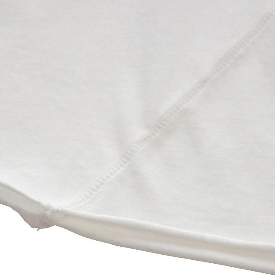 THOM/KROM | HERREN T-SHIRT WORKED/GEWIRKT / WHITE