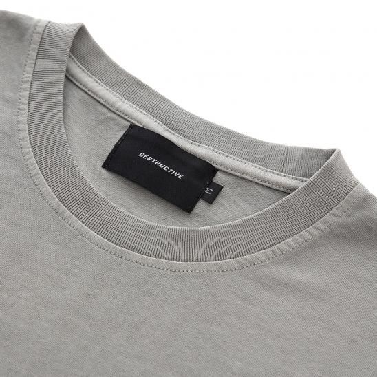 DESTRUCTIVE | OVER T-SHIRT / GREY