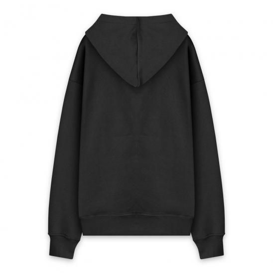 DESTRUCTIVE | PULLOVER HOODIE / BLACK