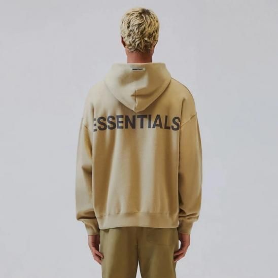 FOG ESSENTIALS | GRAPHIC PULLOVER HOODIE / TAN