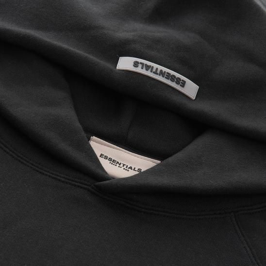 エッセンシャルズ 3D シリコン アップリケ プルオーバー フーディー