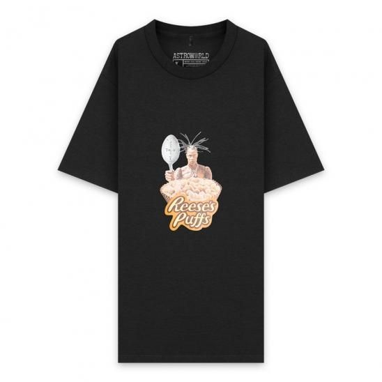 TRAVIS SCOTT | REESE'S PUFFS TEE / BLACK