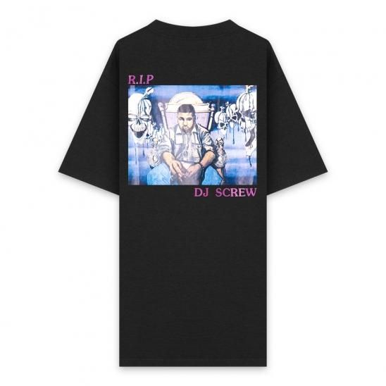 TRAVIS SCOTT | ASTROWORLD RIP DJ SCREW TEE / BLACK