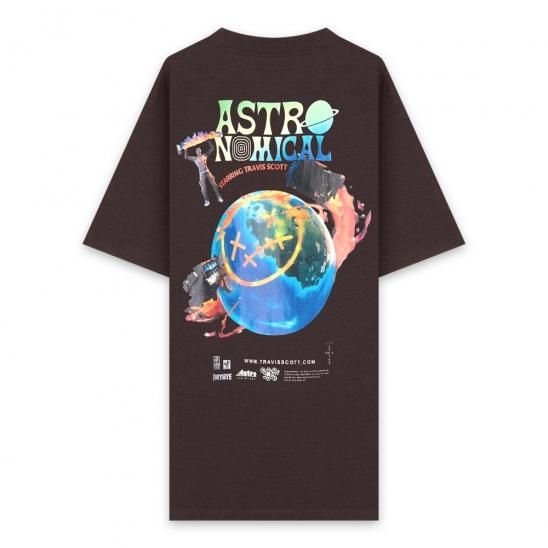 TRAVIS SCOTT | CACTUS JACK FORTHITE SICKO EVENT TEE / BROWN