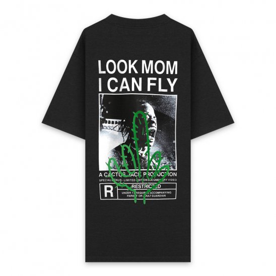 TRAVIS SCOTT | LOOK MOM I CAN FLY TEE / BLACK