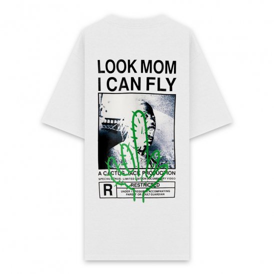 TRAVIS SCOTT | LOOK MOM I CAN FLY TEE / WHITE