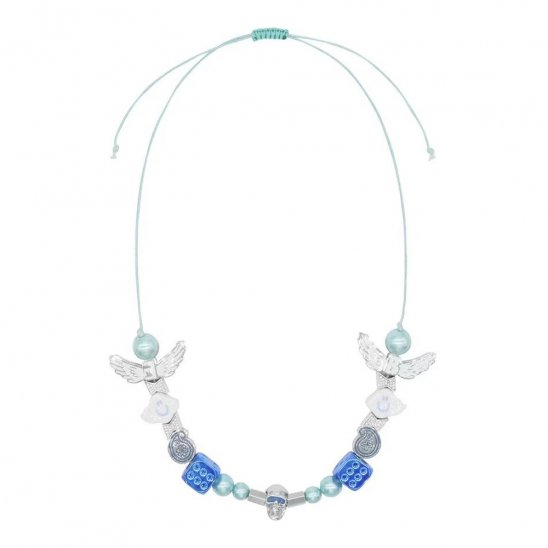 *EVAE+MOB | EVAE+ X BLACKLUX NECKLACE / BLUE