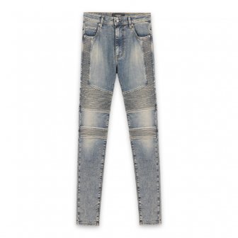 REPRESENT | BIKER DENIM / PALE BLUE