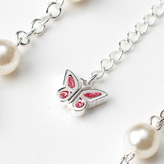 STUGAZI | GREAT DAYS BUTTERFLY NECKLACE / ELECTRIC SILVER