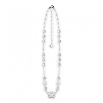 STUGAZI | SELENE ANGEL NECKLACE / ELECTRIC SILVER