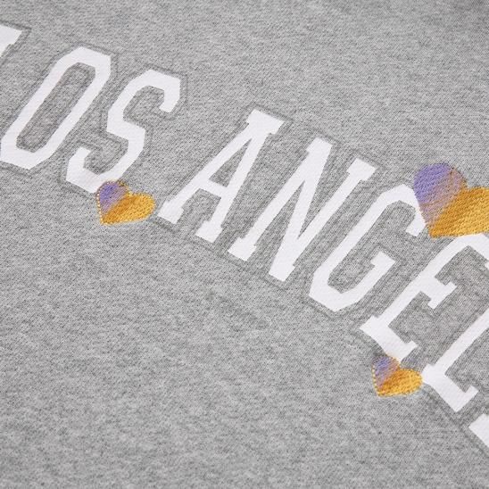 STAMPD | LOS ANGELES LOVE HOODIE / HEATHER GREY