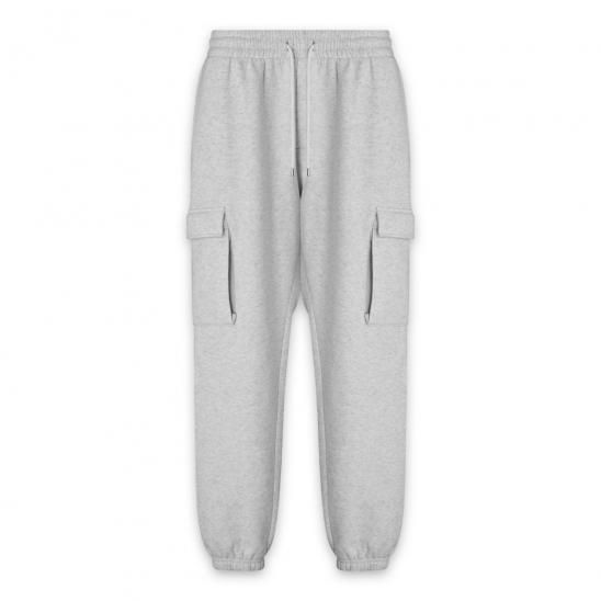 STAMPD | CLASSIC LOGO CARGO SWEATPANT / HEATHER GREY