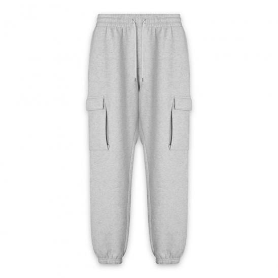 STAMPD | CLASSIC LOGO CARGO SWEATPANT / HEATHER GREY