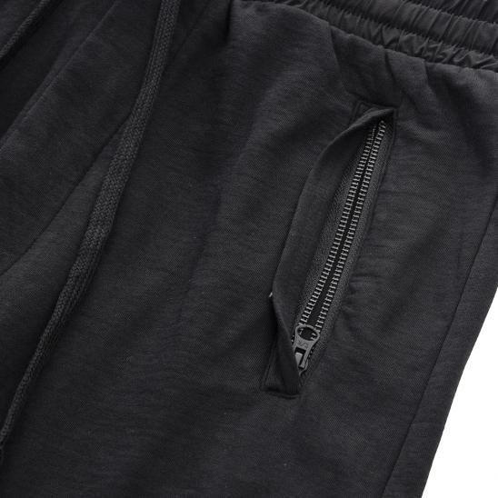 THOM/KROM | MENS HOSE/TROUSERS WORKED/GEWIRKT / BLACK