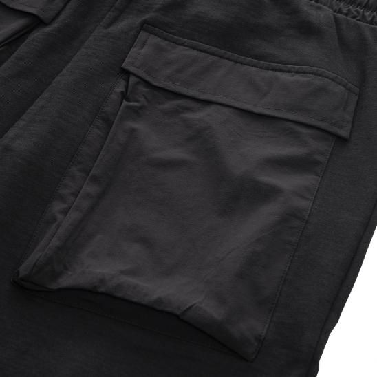 THOM/KROM | MENS HOSE/TROUSERS WORKED/GEWIRKT / BLACK