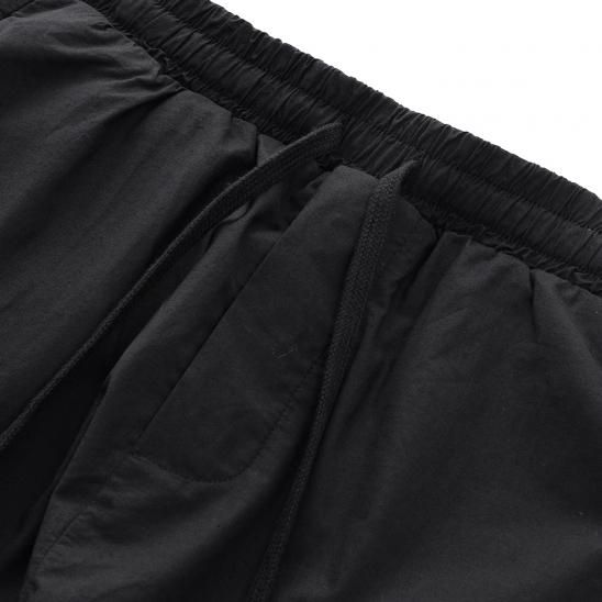 THOM/KROM | MENS HOSE/TROUSERS WORKED/GEWIRKT / BLACK