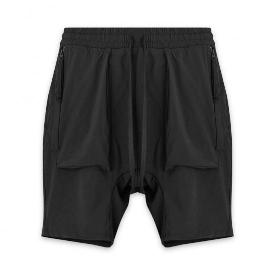 THOM/KROM | MENS HOSE/TROUSERS WORKED/GEWIRKT / BLACK
