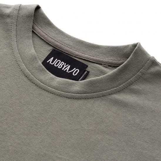 AJOBYAJO | AJO OVERSIZED MIXED T-SHIRT / KHAKI