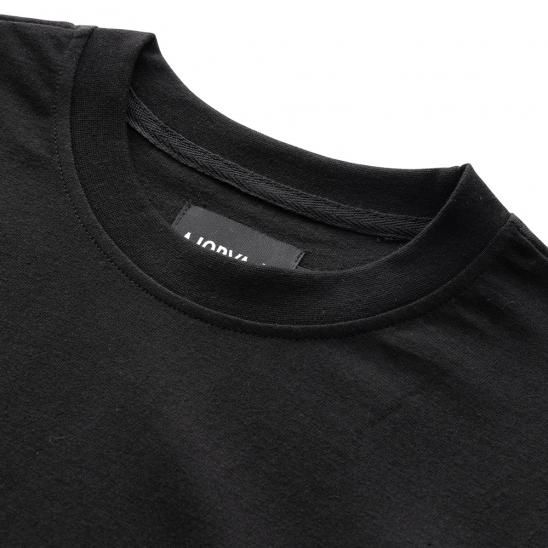 AJOBYAJO | OVERSIZED MIXED T-SHIRT / BLACK