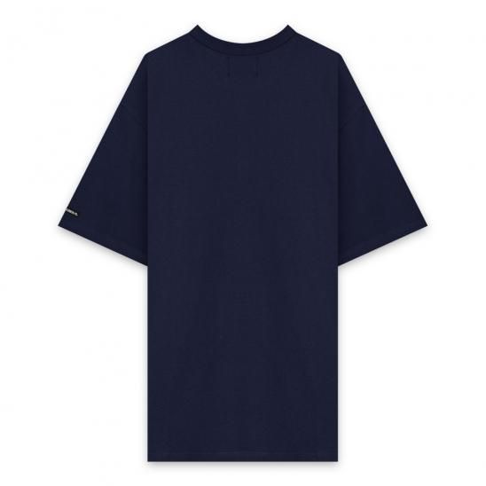 AJOBYAJO | ITAEWON STORY OVERSIZED T-SHIRT / NAVY