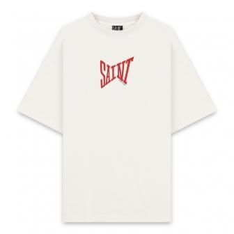 SAINT MXXXXXX | TEE SAINT MINI LOGO / WHITE